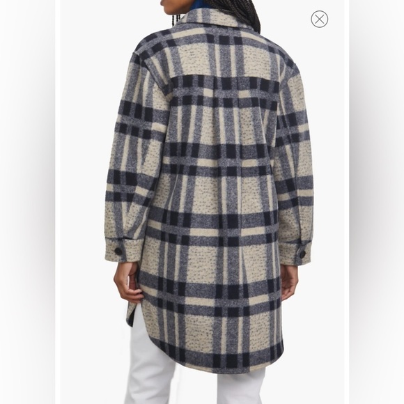 Rails Jaro Jacket Plaid Oversized Buffalo Print Coat Cozy Shacket L - Picture 5 of 14